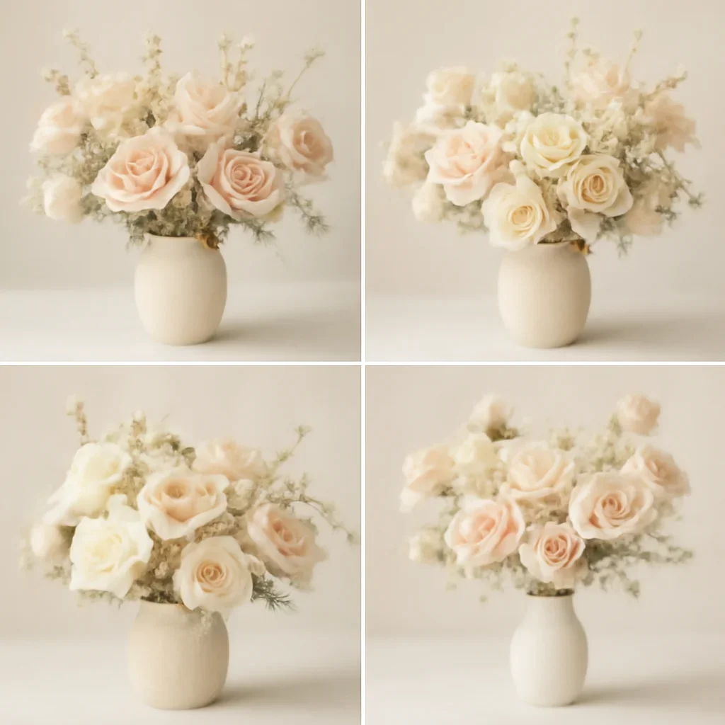 Floral collection styled for case studies