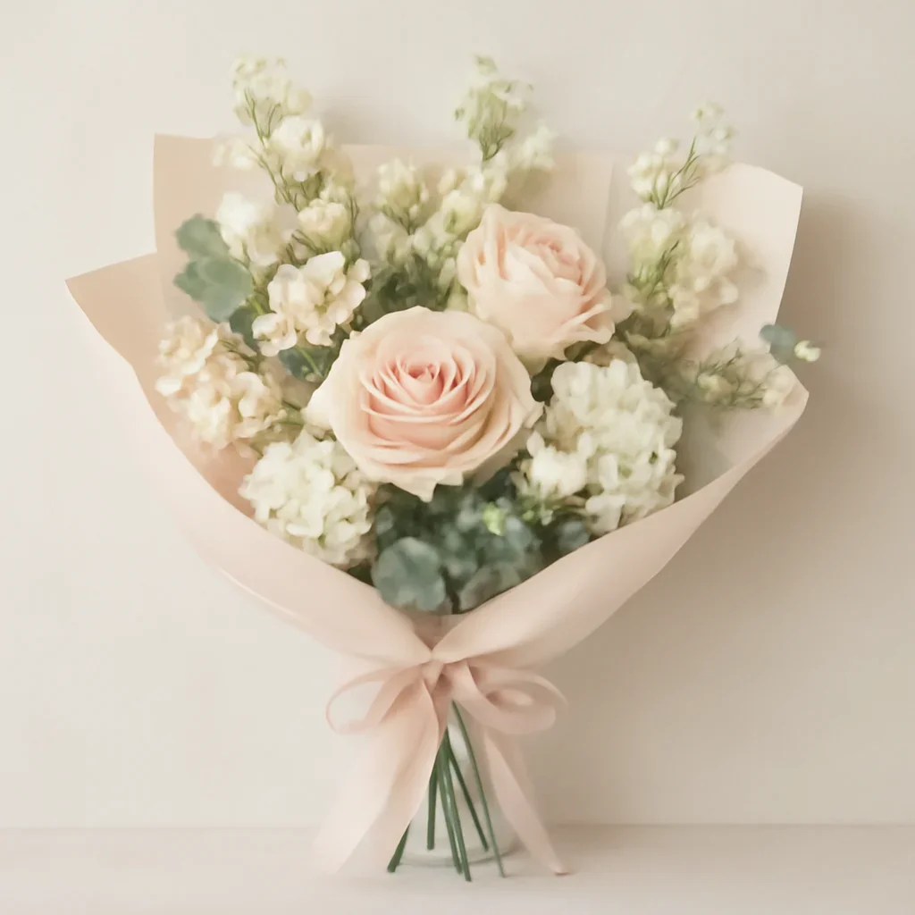 Gift-ready flowers for contact ordering