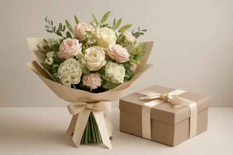 Corporate Gifting bouquet presentation for Fresh Flowers Canada