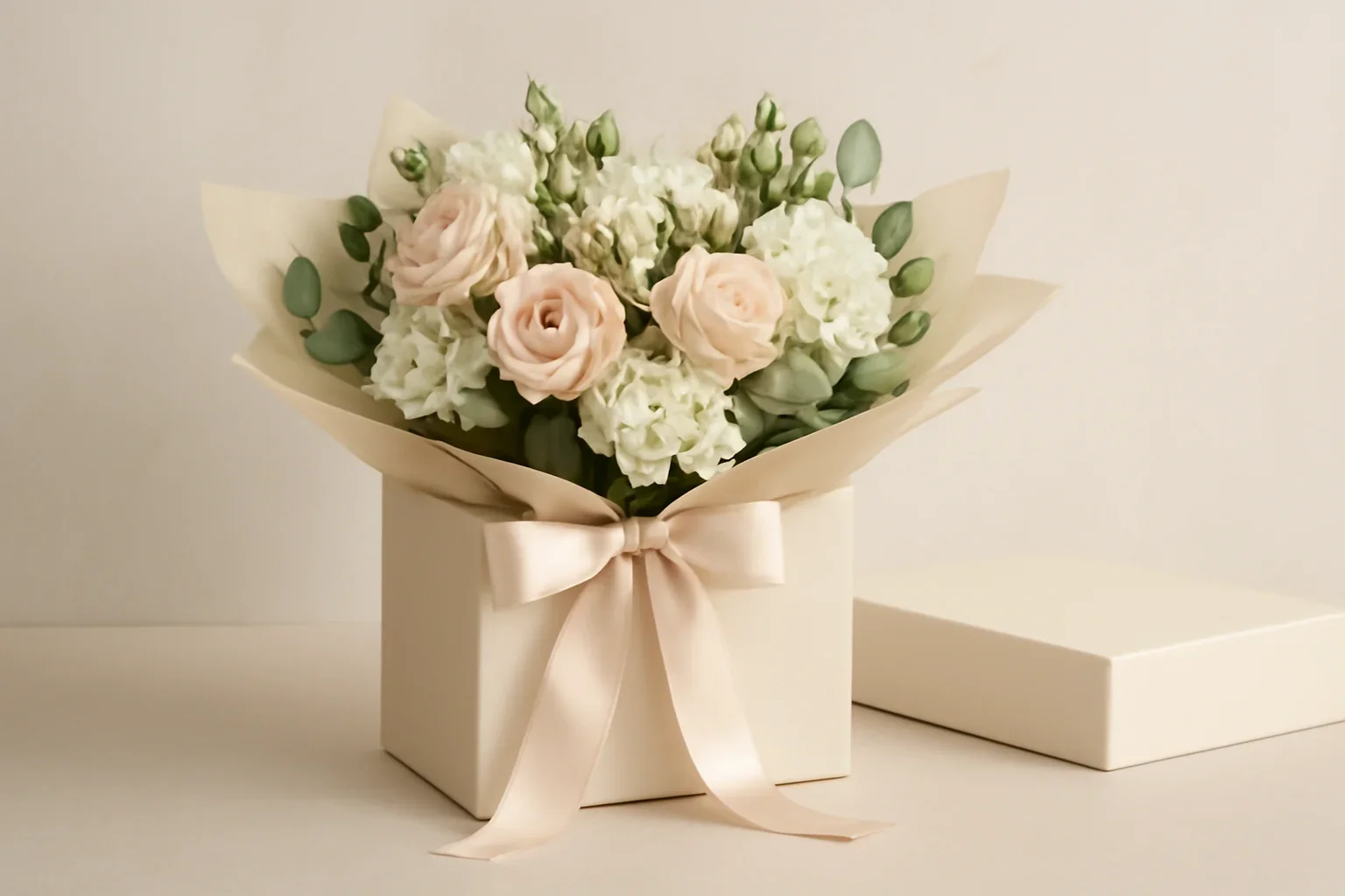 Corporate Gifting bouquet presentation for Fresh Flowers Canada