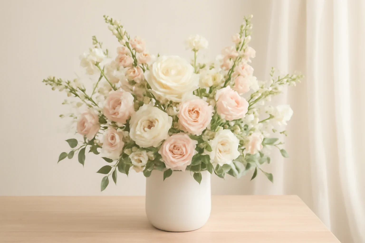 Home bouquet presentation for Fresh Flowers Canada