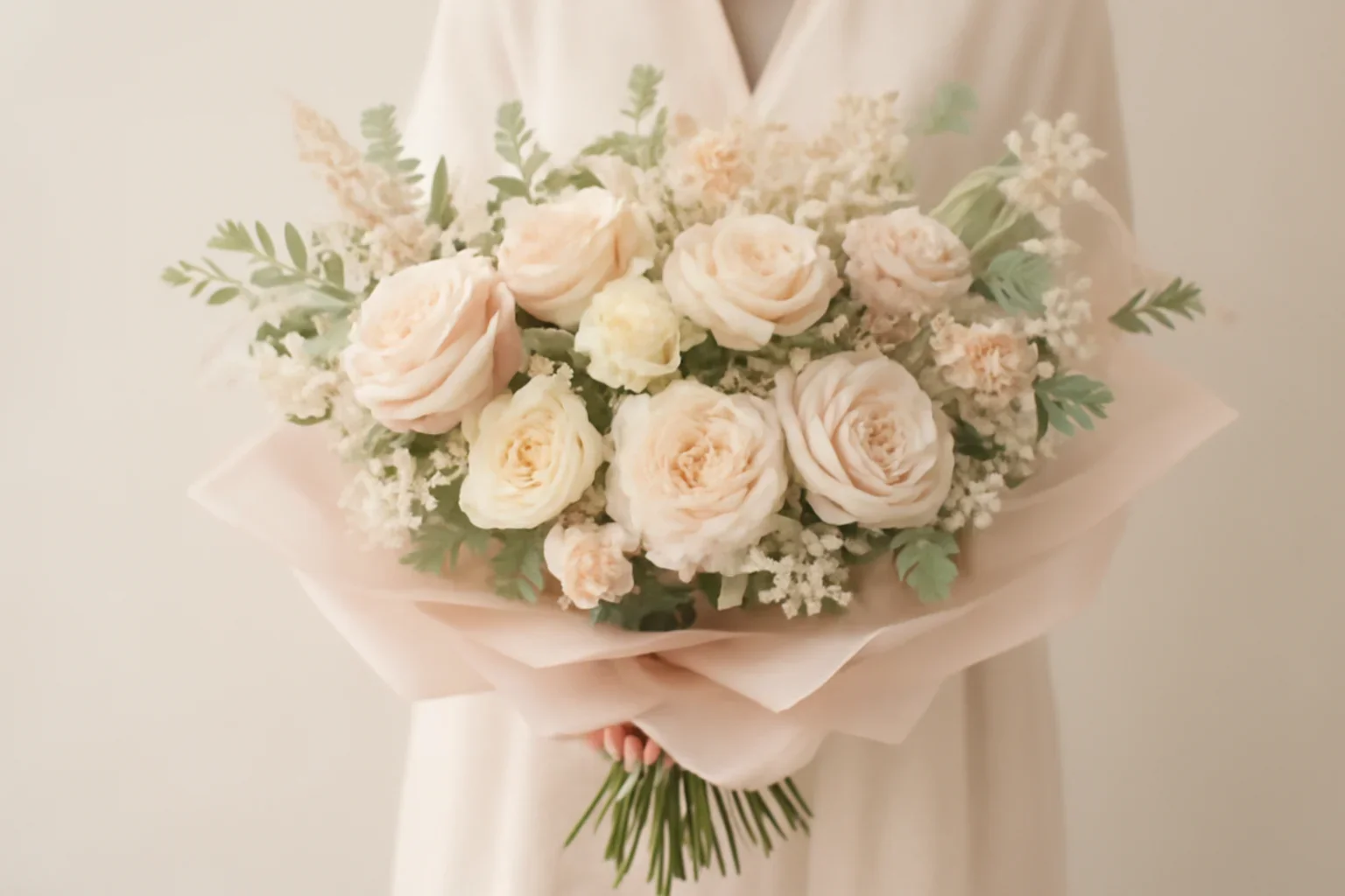 Integrations bouquet presentation for Fresh Flowers Canada