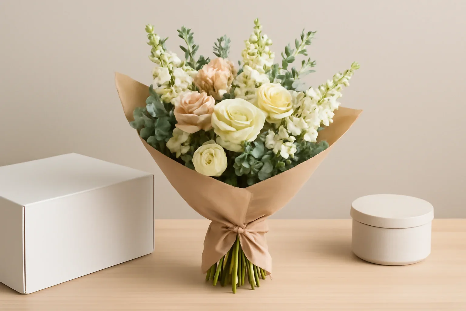 Shipping & Delivery Policy bouquet presentation for Fresh Flowers Canada