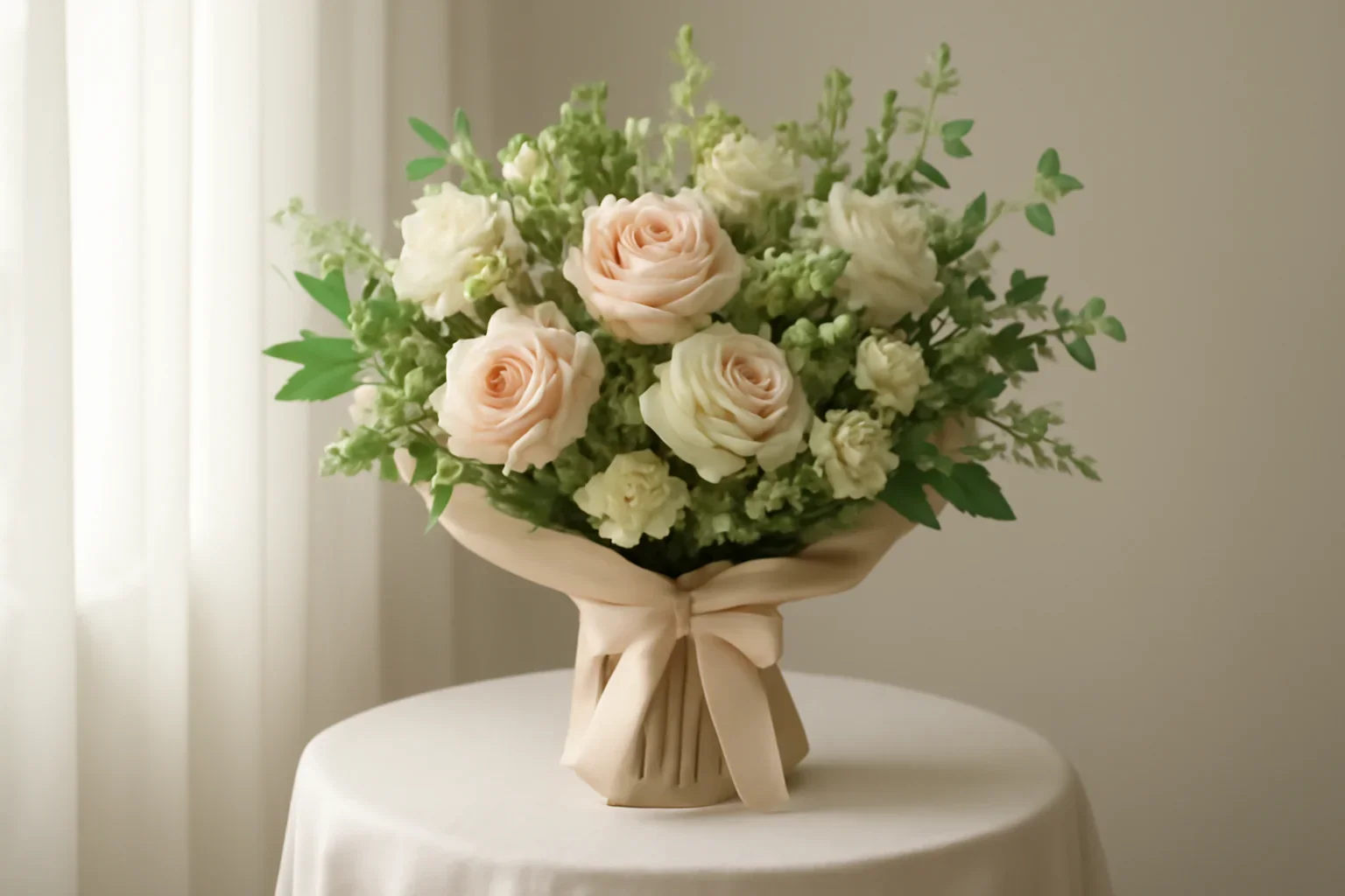 Anniversary Flowers bouquet presentation for Fresh Flowers Canada