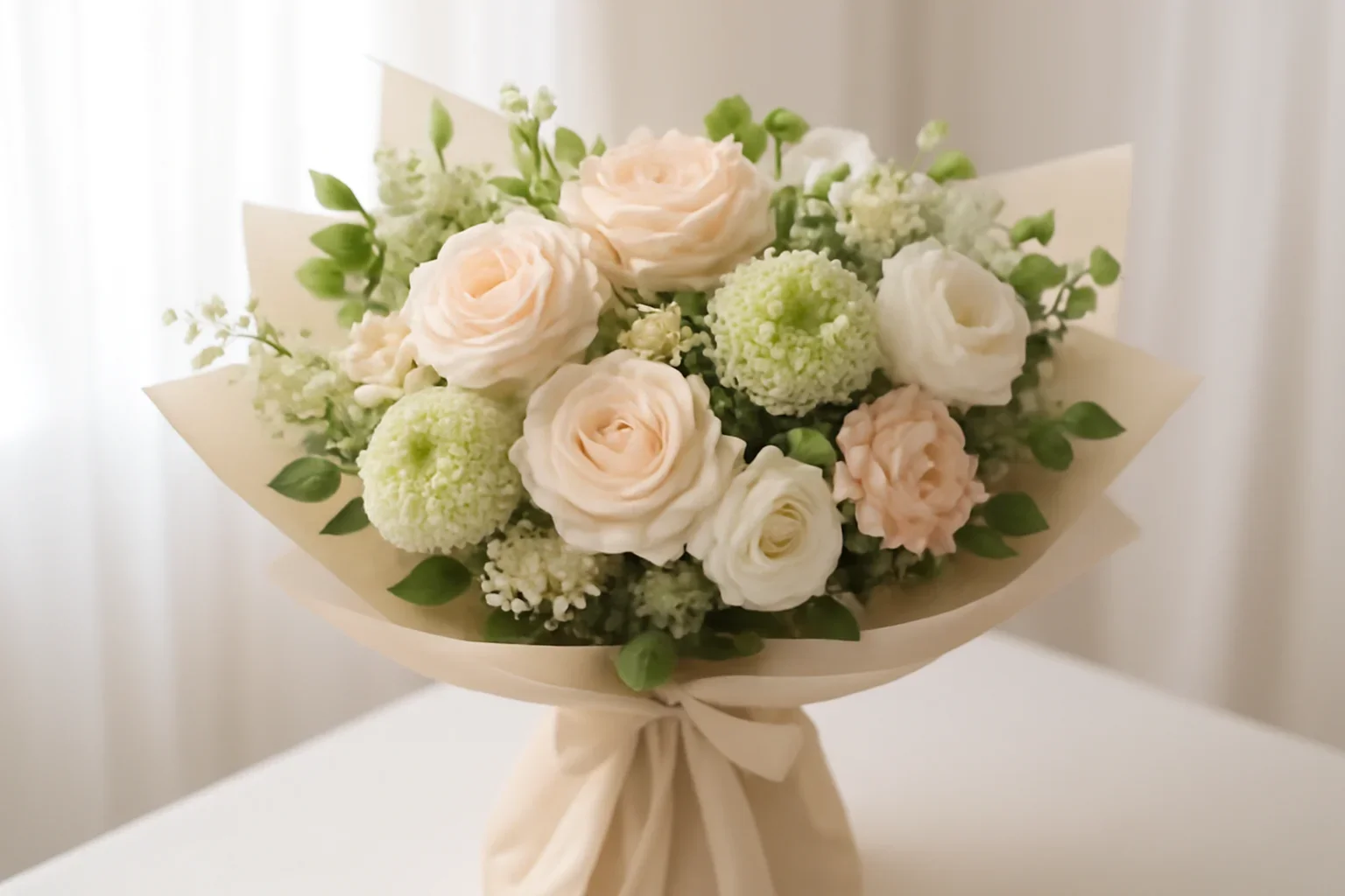 Birthday Flowers bouquet presentation for Fresh Flowers Canada