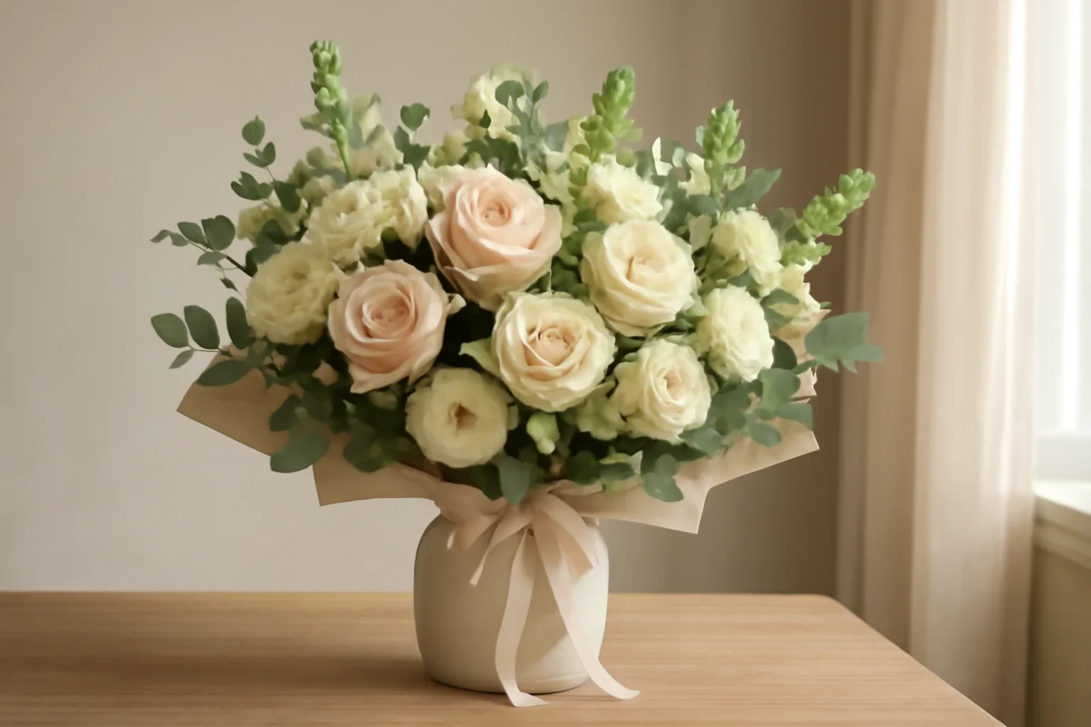 Get Well Flowers bouquet presentation for Fresh Flowers Canada