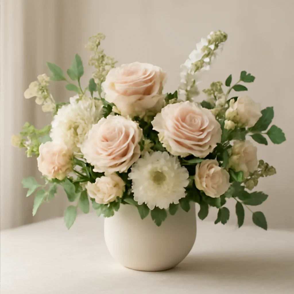 Supporting floral arrangement for graduation flowers