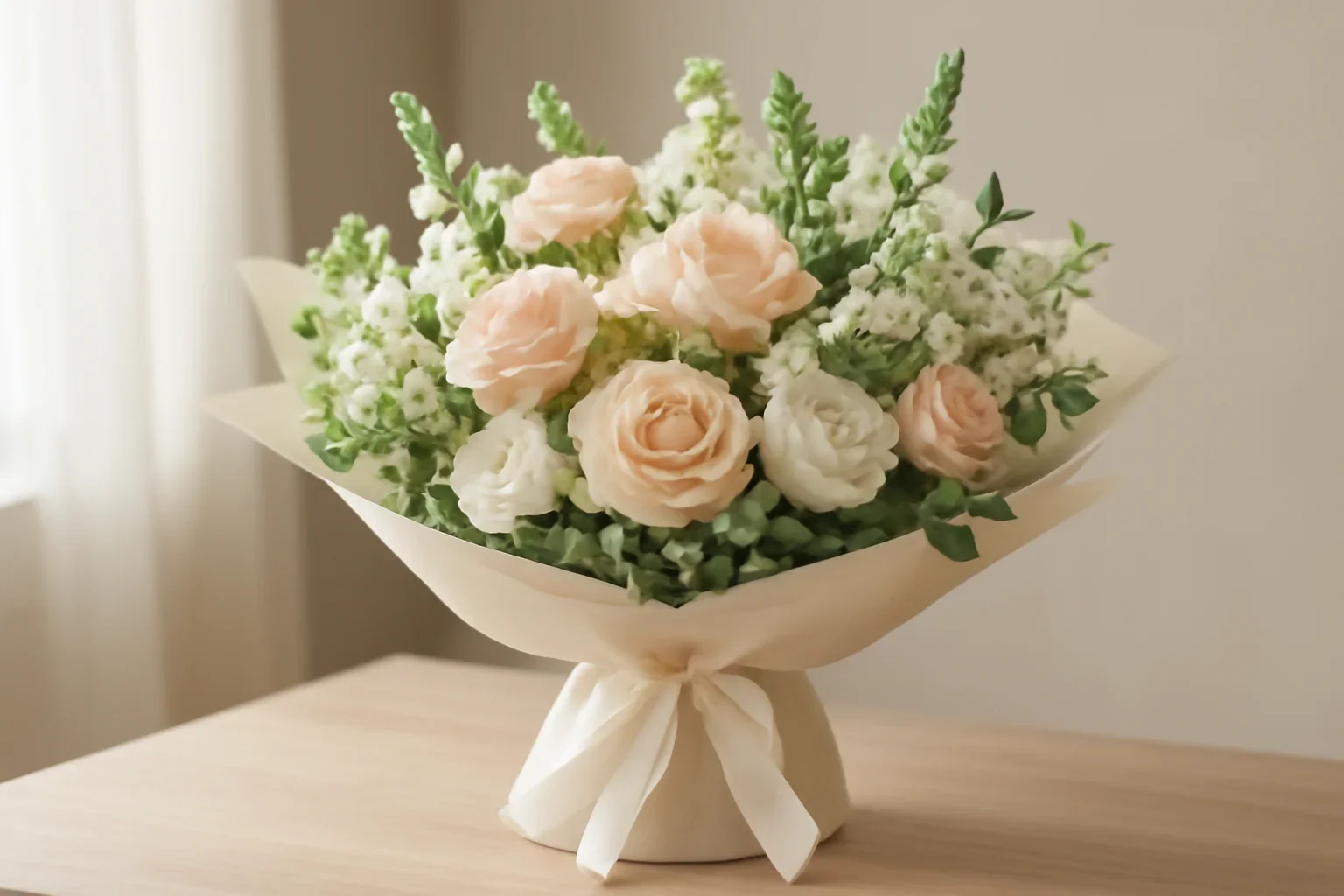 Housewarming Flowers bouquet presentation for Fresh Flowers Canada