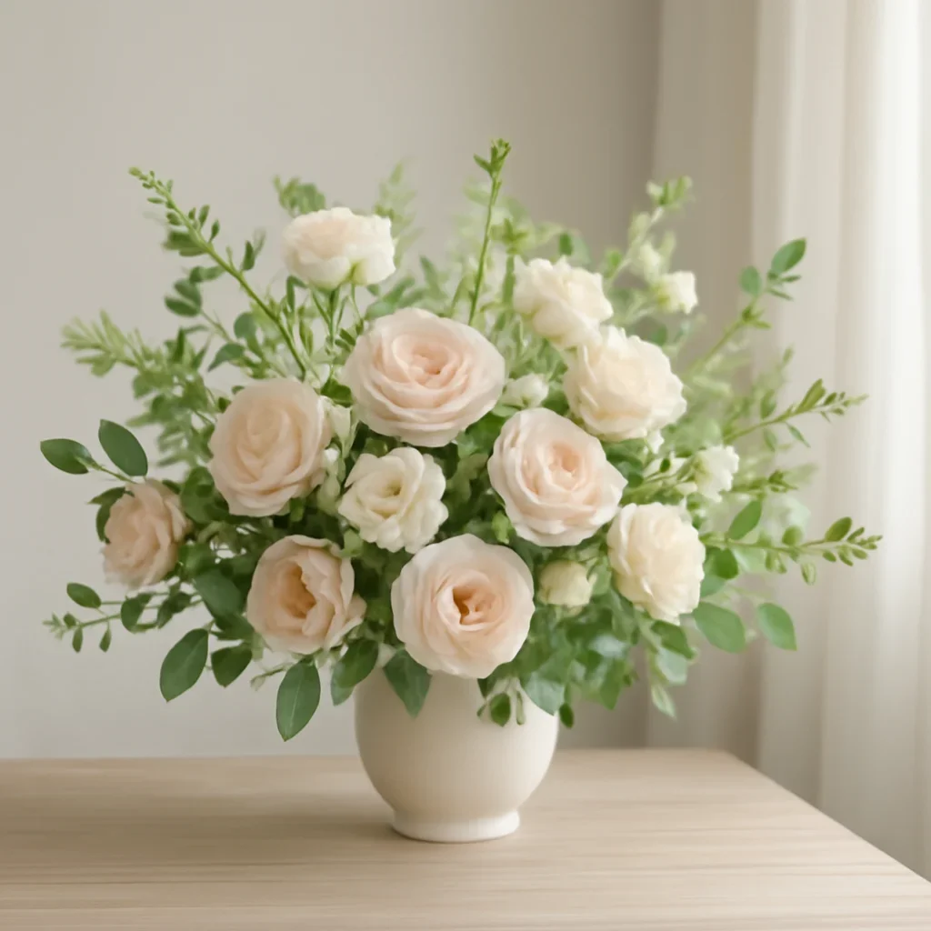 Supporting floral arrangement for housewarming flowers