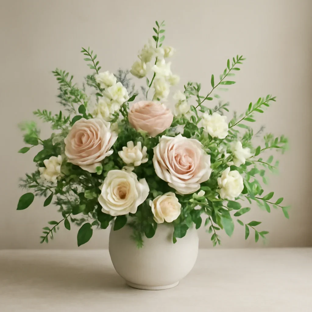 Supporting floral arrangement for just because flowers