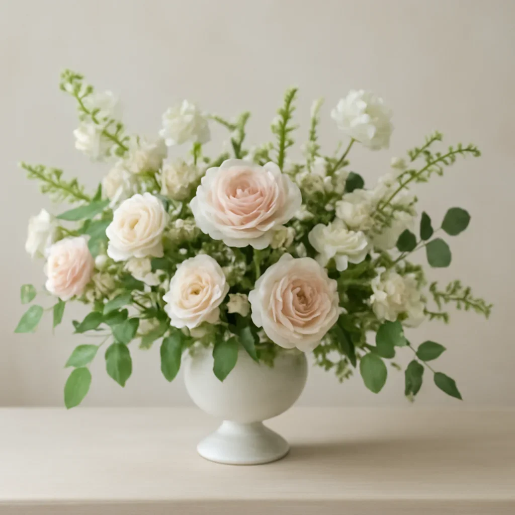 Supporting floral arrangement for love & romance flowers