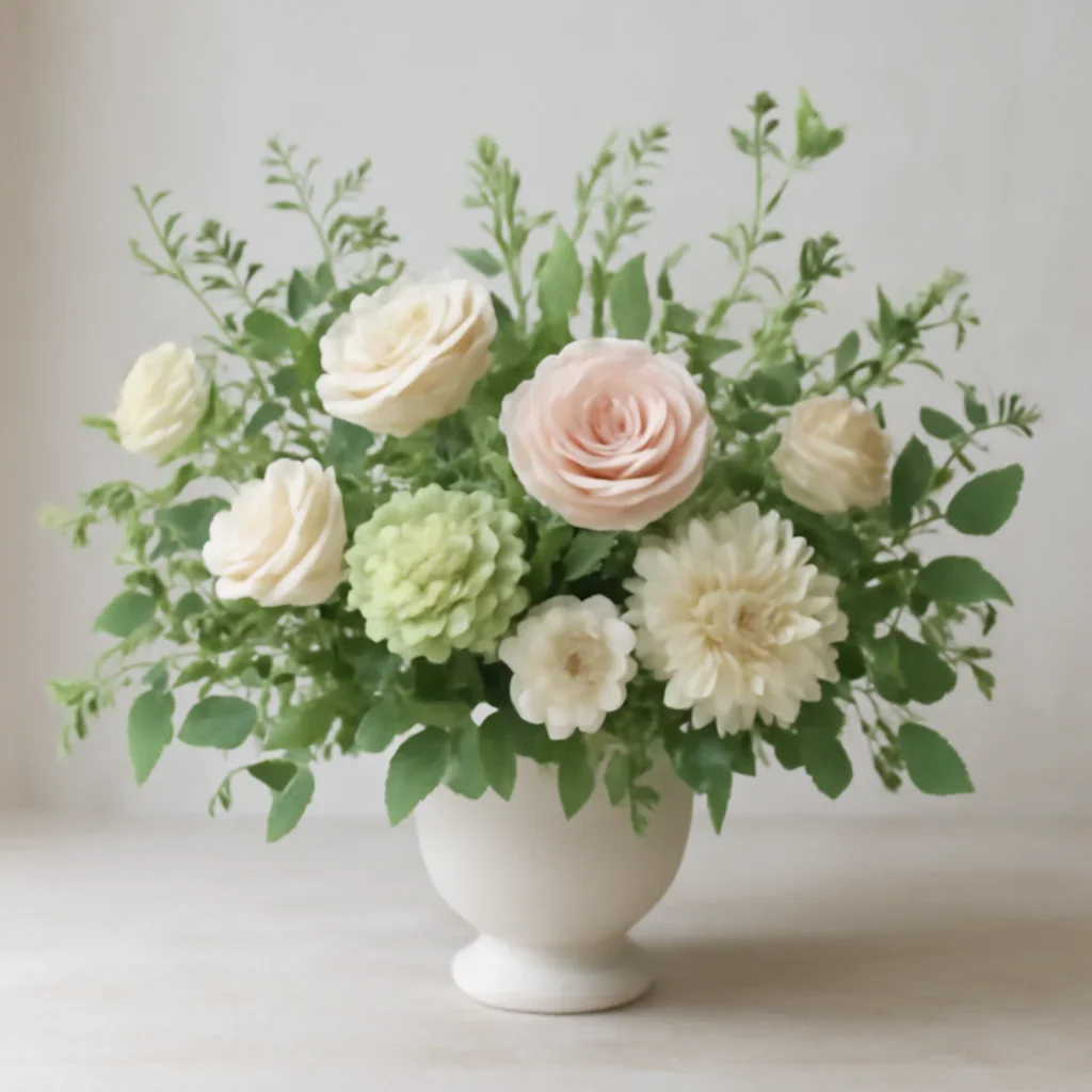 Supporting floral arrangement for thank you flowers