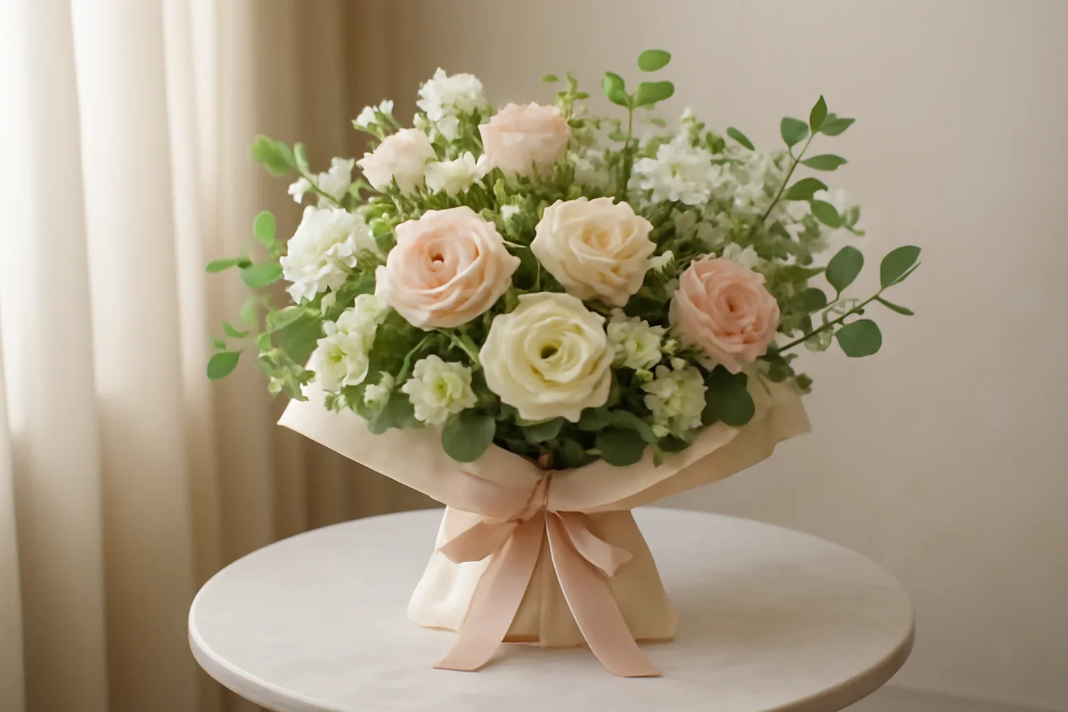 Thinking of You Flowers bouquet presentation for Fresh Flowers Canada