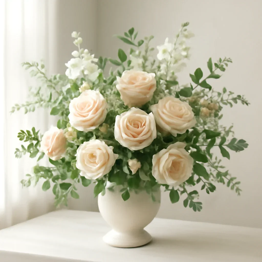 Supporting floral arrangement for thinking of you flowers