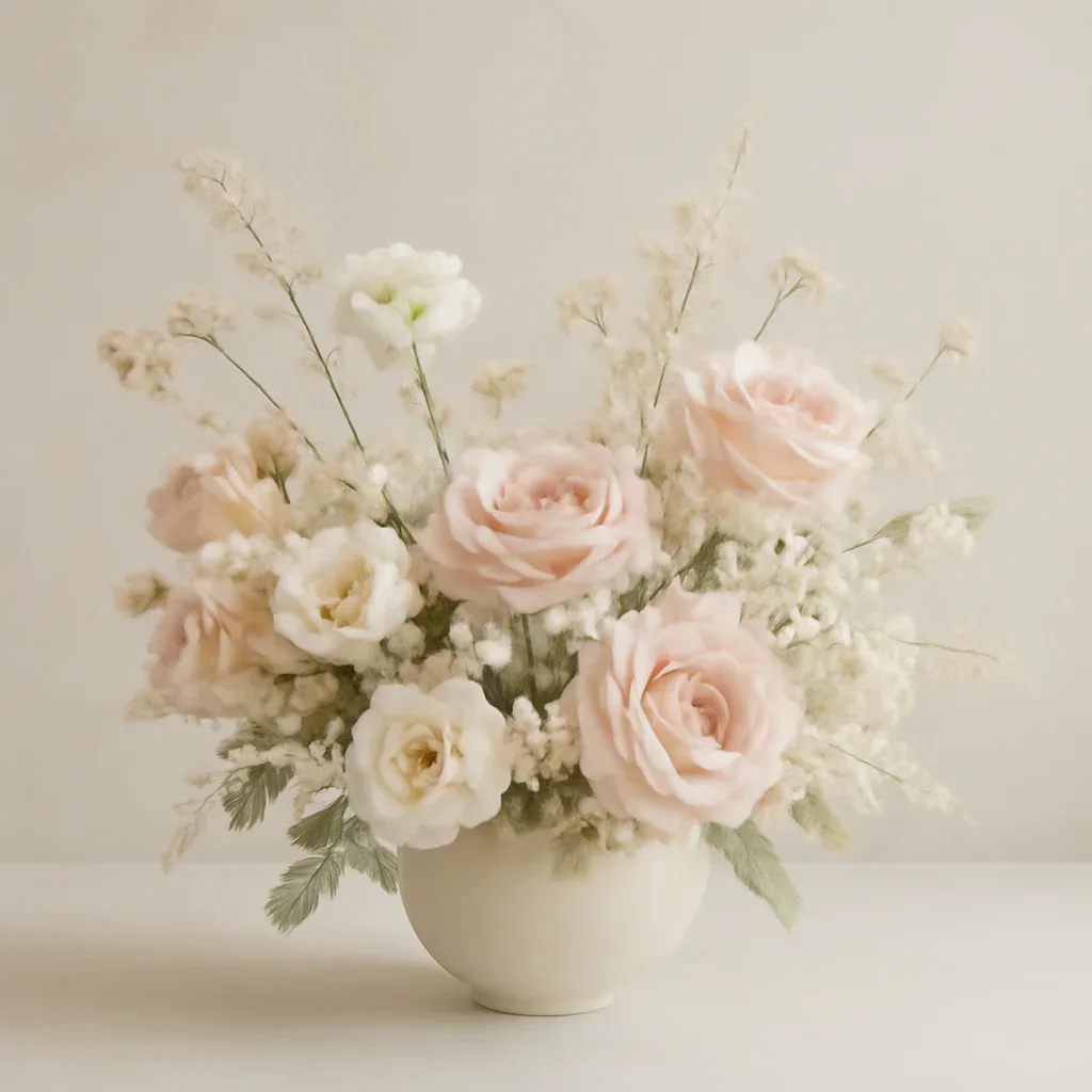 Supporting floral arrangement for support